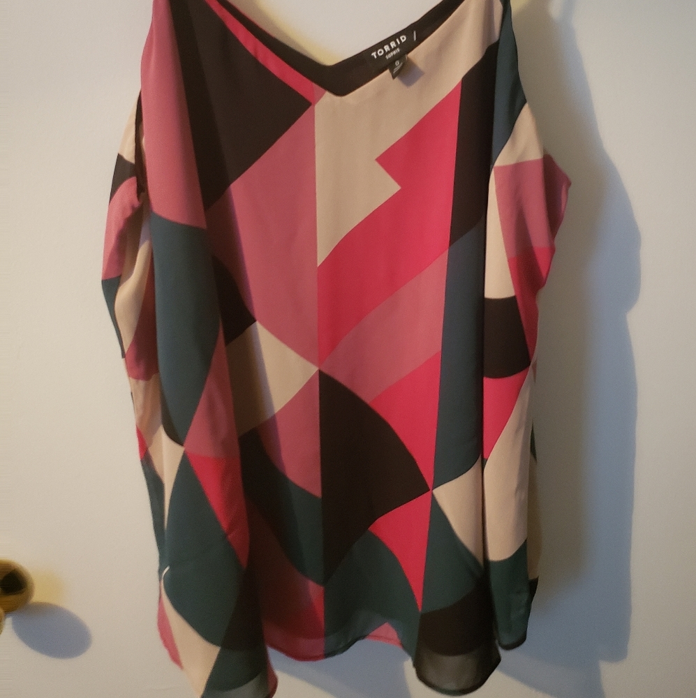 NWT Torrid Geometric swing cami size 0